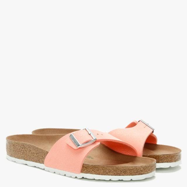 Birkenstock Madrid Brushed Flamingo Birko-Flor Mules Size: 39, Colour: