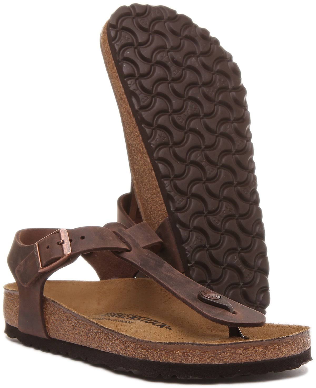 Birkenstock Kairo in Dark Brown for Women | Regular Fit