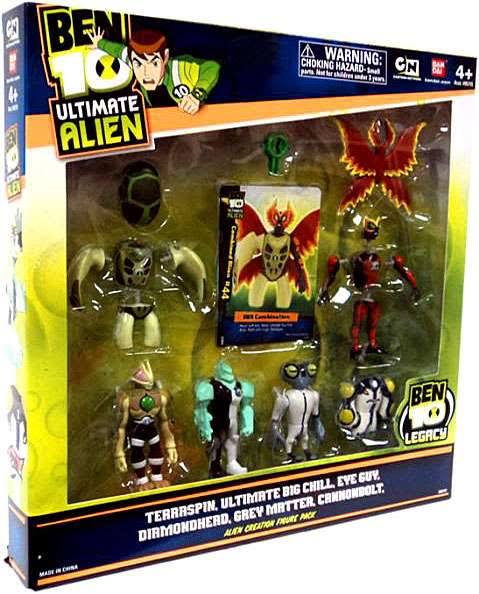 Bandai Ben 10 Ultimate Alien Creation Chamber Action Figure Set