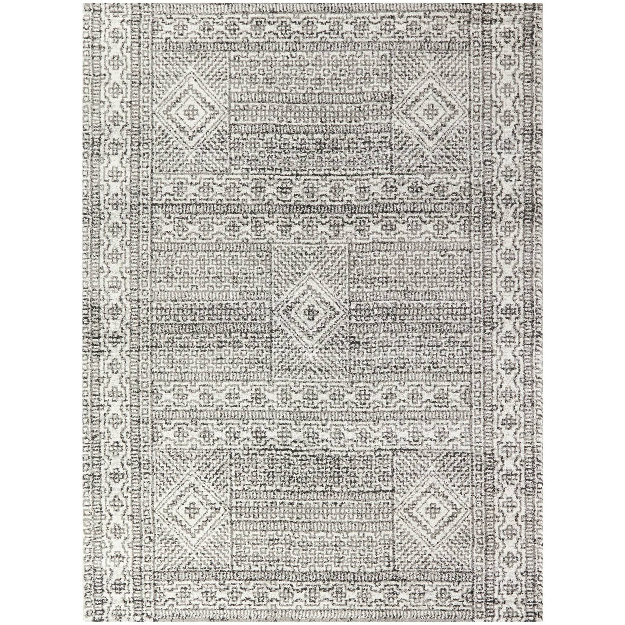 Berlage Transitional Area Rug - Grey - 7&10x22 x 10&