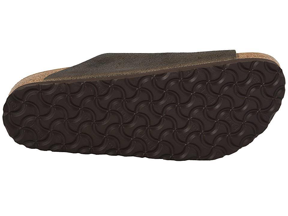 Arizona in Washed Metallic Antique Gold Leather Narrow Width - Size 40