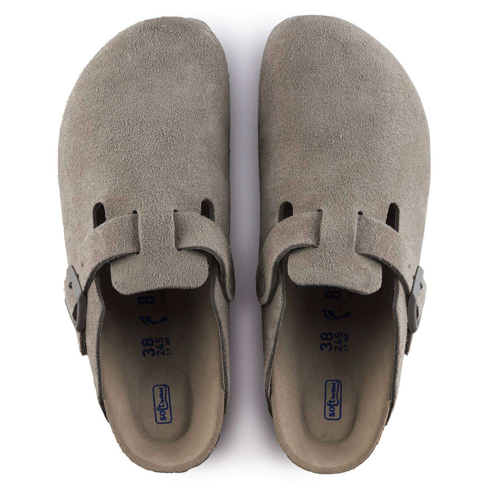 Birkenstock Unisex Boston Soft Footbed Suede