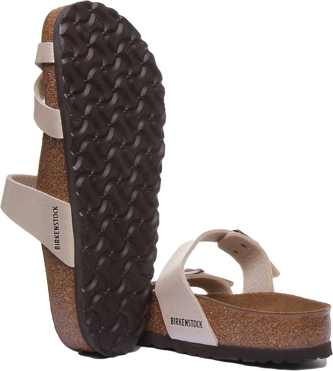 Birkenstock Mayari Birko Flor Sandals - Graceful Pearl White