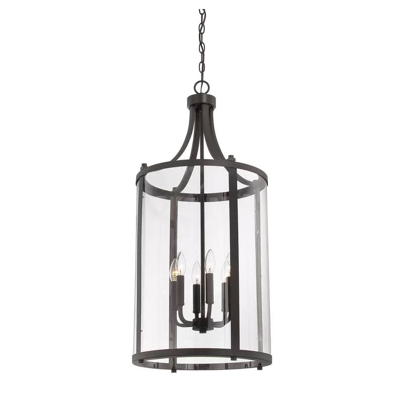 Wayland 6-Light Lantern Pendant Finish: Satin Nickel