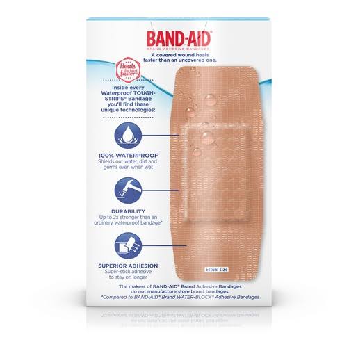 Band Aid 1005566 Band-Aid Water Block Tough Strip Extra Large Bandage