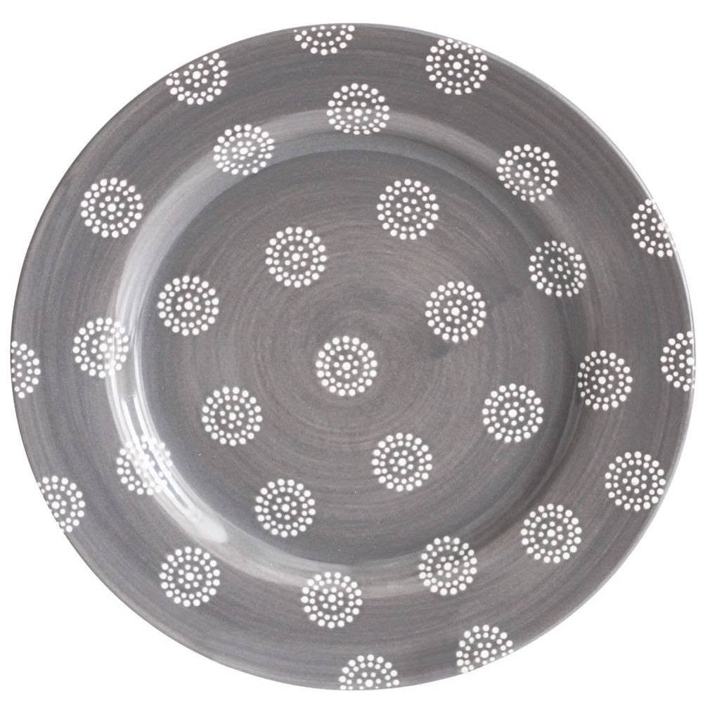 Baum 16 Piece Moroccan Grey Dinnerware Set