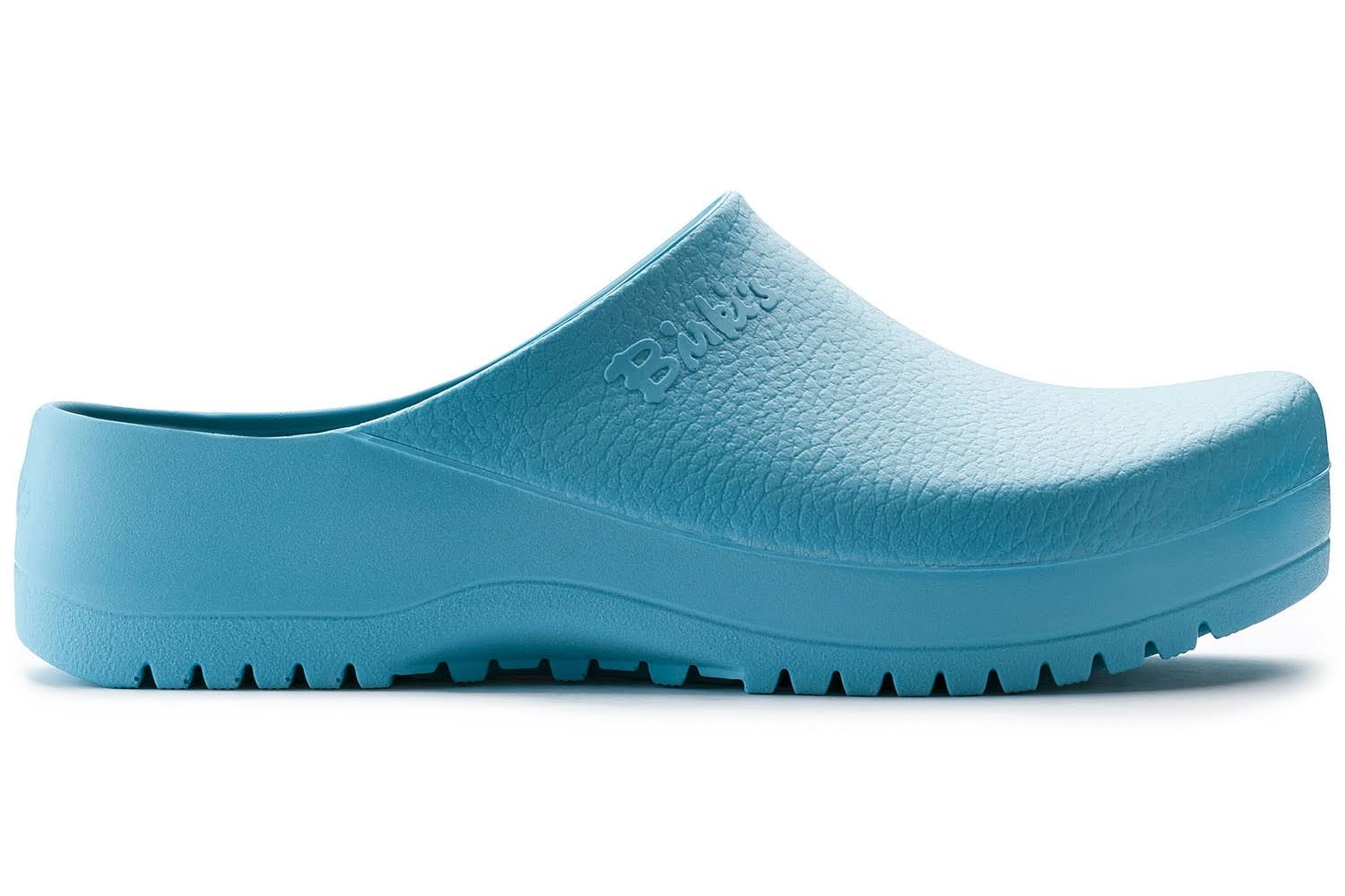 Birkenstock Super-Birki Polyurethane Light Blue Clogs for Medical Professionals - Designed to Maintain Safety Standards