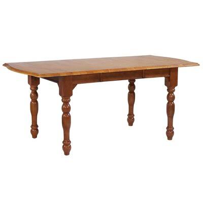 Elick Drop Leaf Extension Dining Table Birch LANE? Finish: Nutmeg / Rich Honey Light Oak