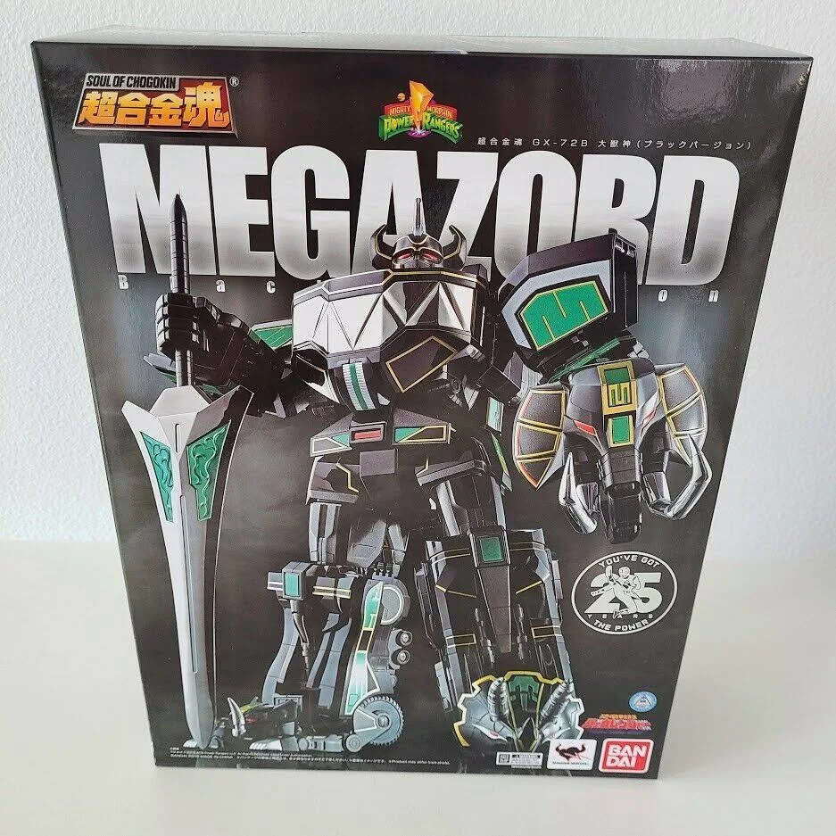 Power Rangers Soul of Chogokin GX-72B Megazord Action Figure [Black version]