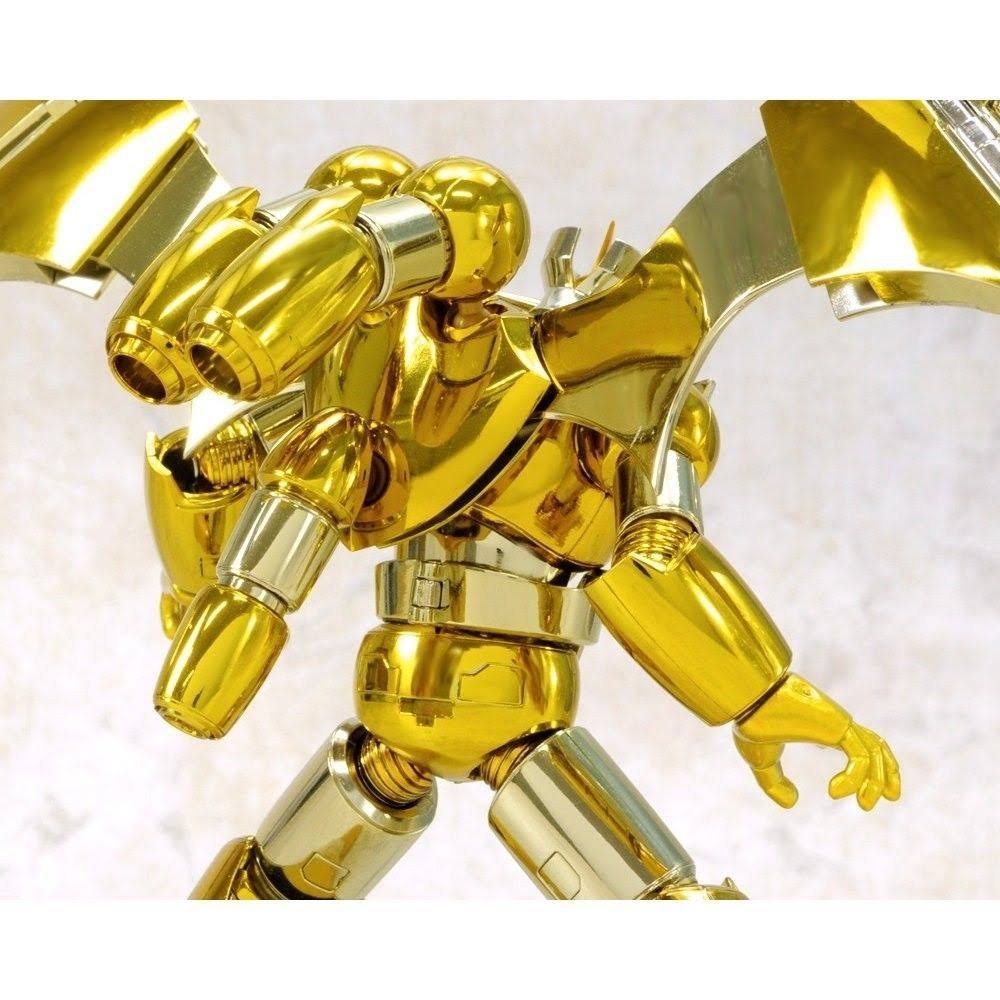 New Super Robot Chogokin Shin Mazinger Z Gold Ver Figure Bandai Tamashii Nation