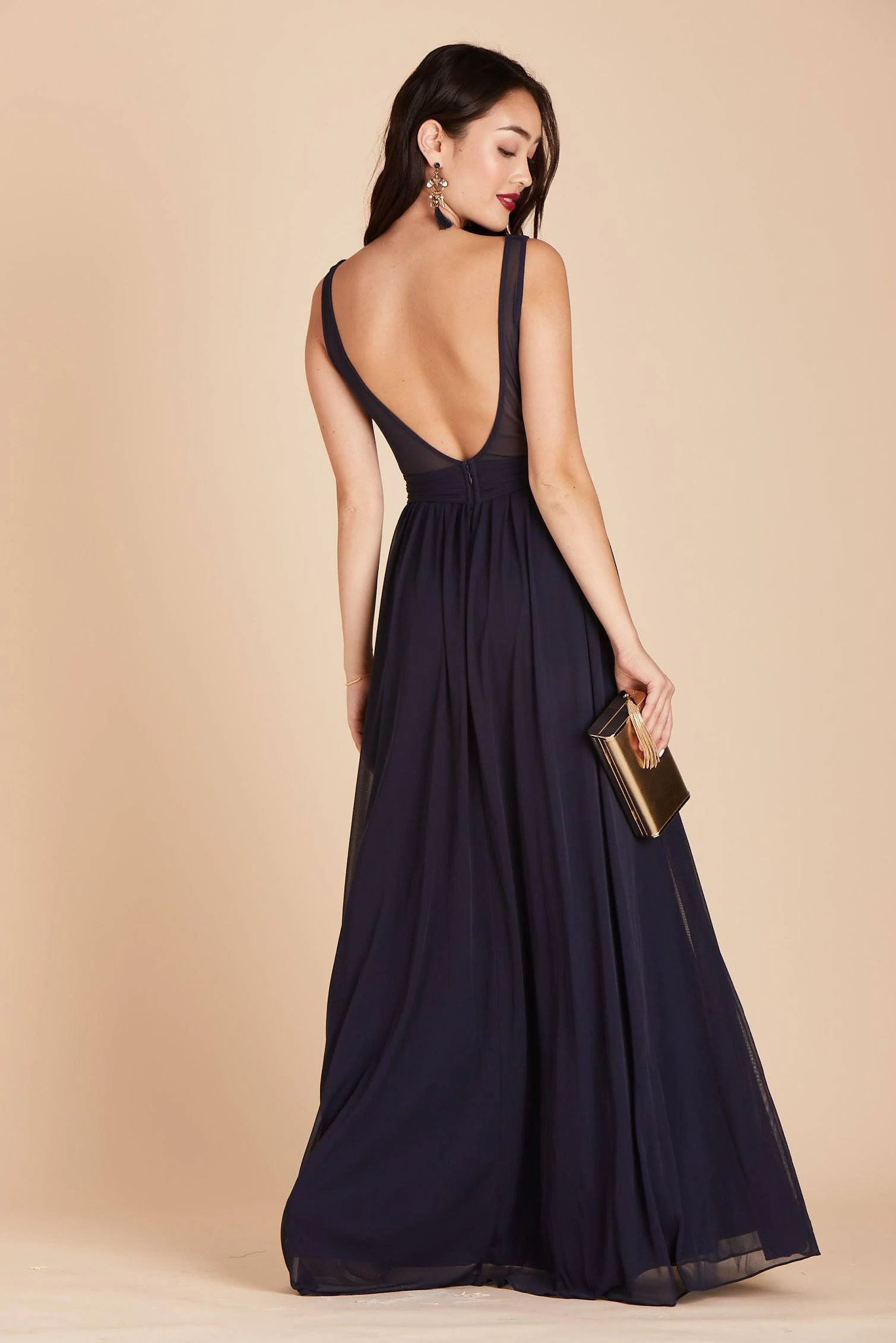 Birdy Grey Jan Bridesmaid Dress in Navy S / Navy
