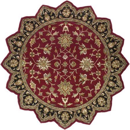 Markeley Oriental Handmade Tufted Wool Garnet Area Rug Charlton Home Rug Size: Novelty 8& x 8&