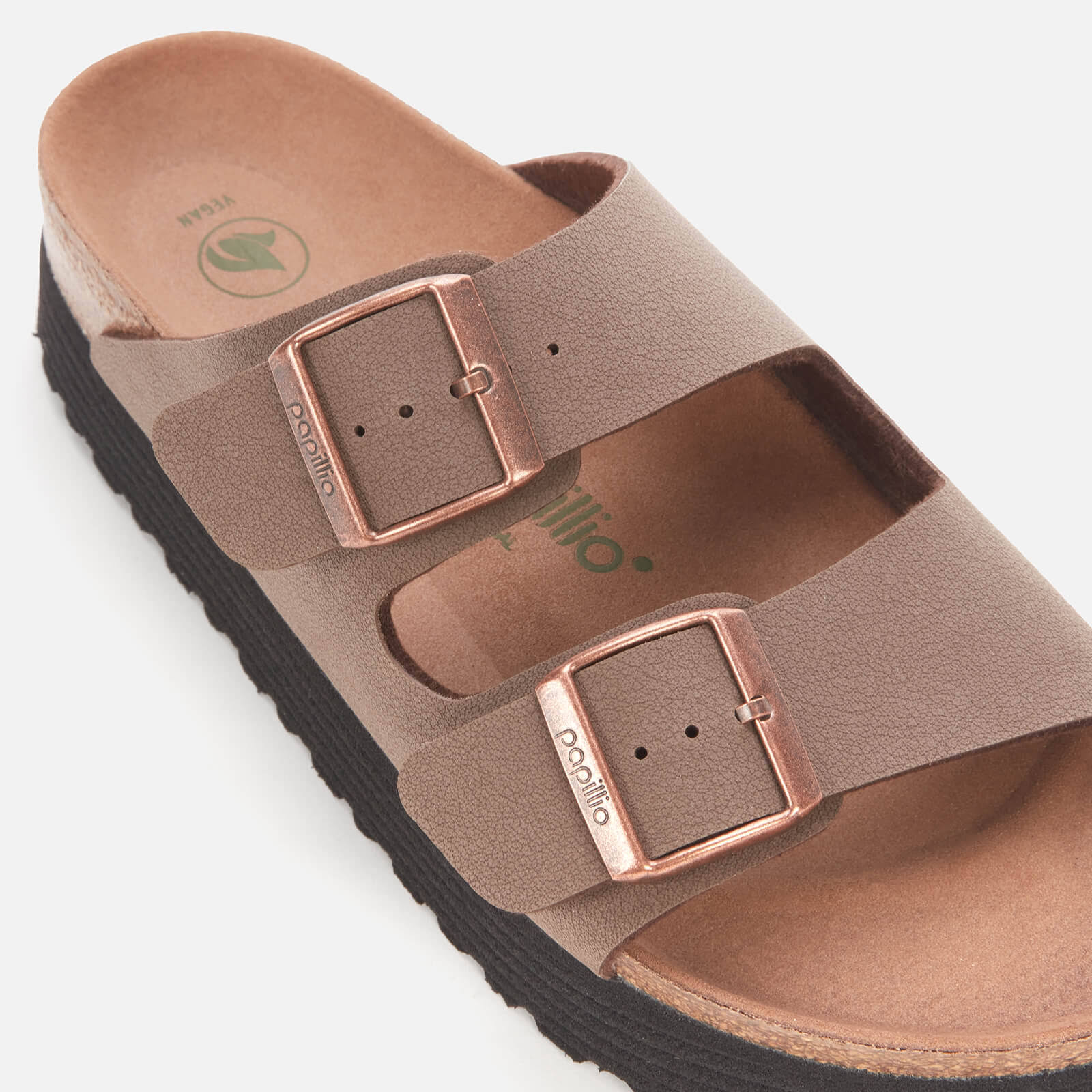 Birkenstock Papillio Vegan Arizona Platform Double Strap Sandals