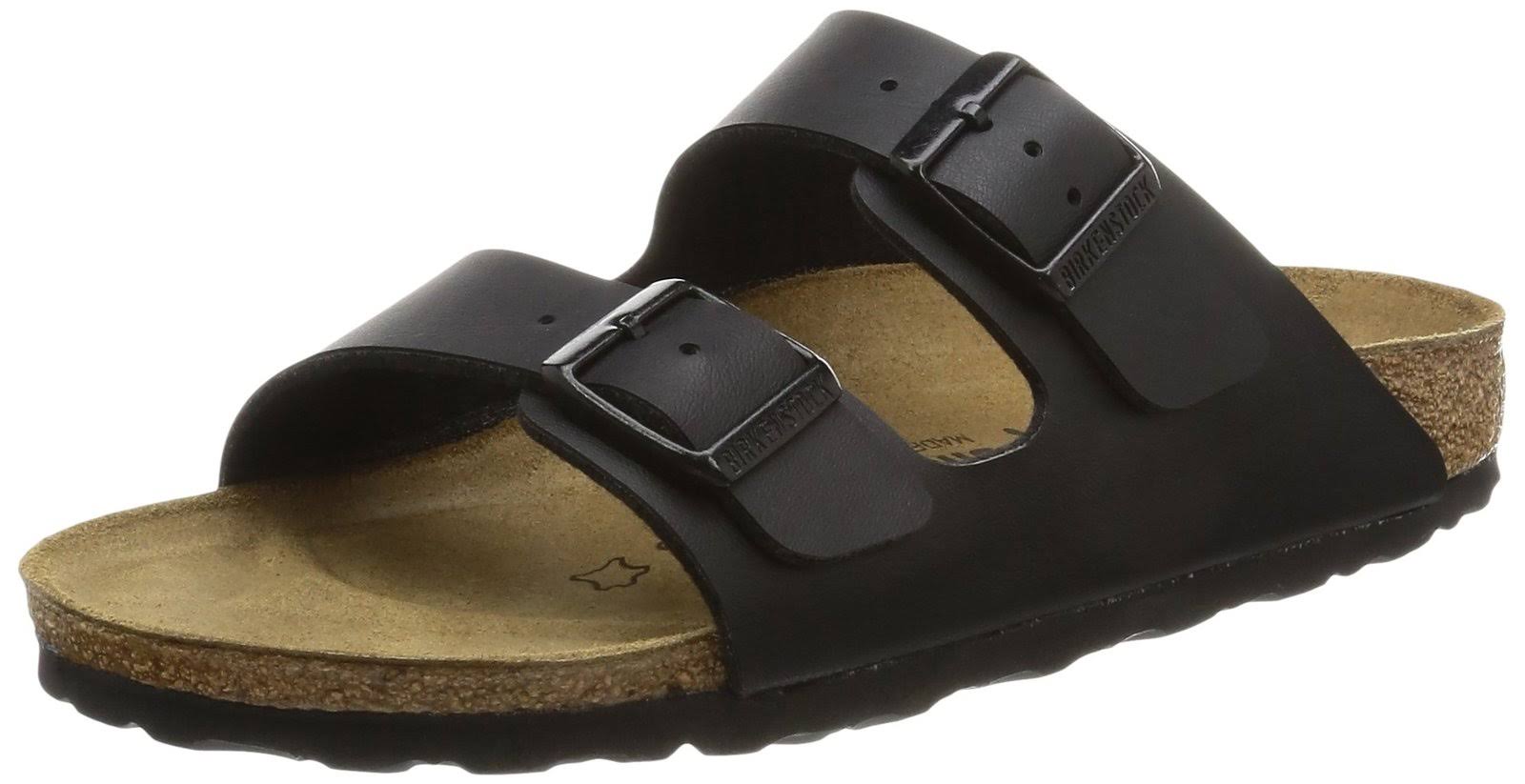 Birkenstock Sandals &&Arizona&& from Birko-Flor in Black 39.0 EU N