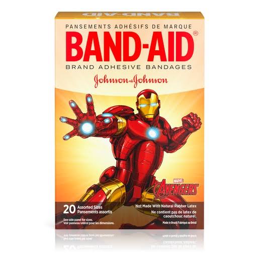Band-aid, Adhsv Marvel Avengers Astd, Box of 20