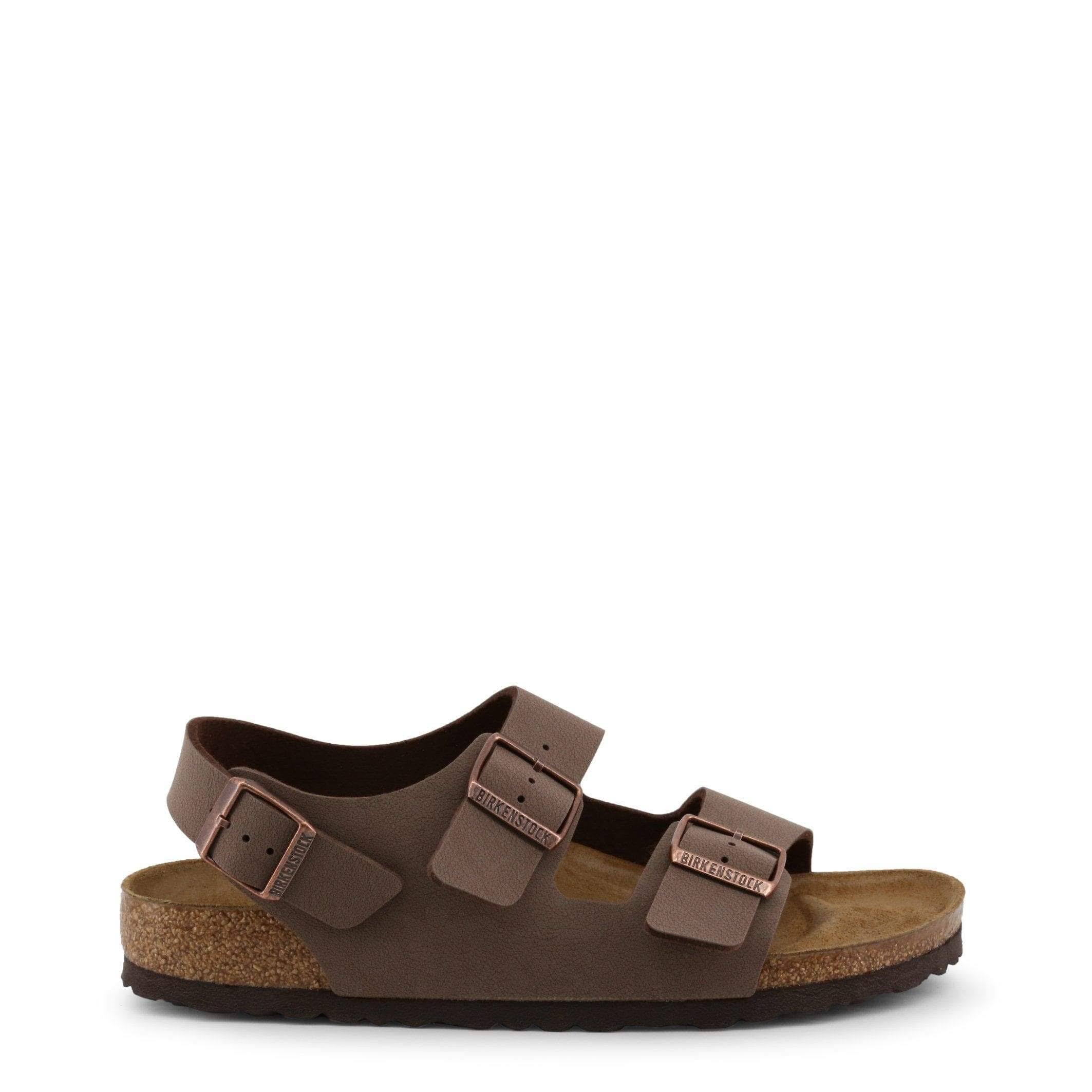 Birkenstock Milano Black Birko-Flor Sandals 40 EU (7-7.5 N US Men/9-9.5 N US Women)