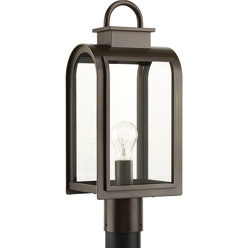 Colona Oil Rubbed Bronze 1 -Bulb 16x22 H Outdoor Hanging Lantern Darby Home Co
