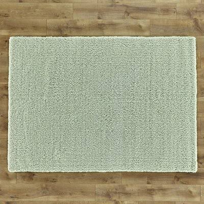 Simoes Geometric Handmade Shag Spearmint Green Area Rug Harriet Bee Rug Size: Rectangle 2&3x22 x 3&9x22
