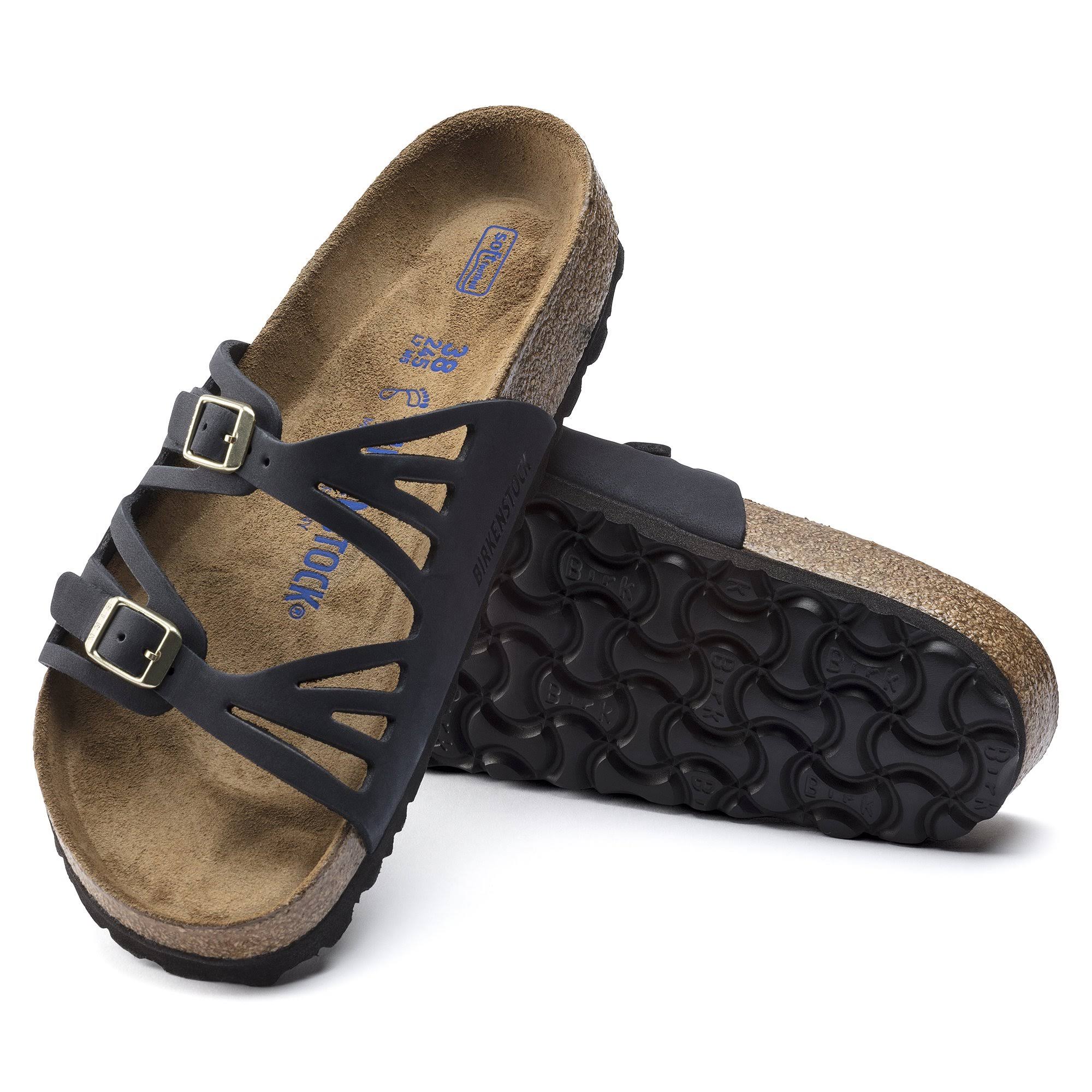 Birkenstock Granada Soft Footbed Midnight Nubuck / 41 / Regular