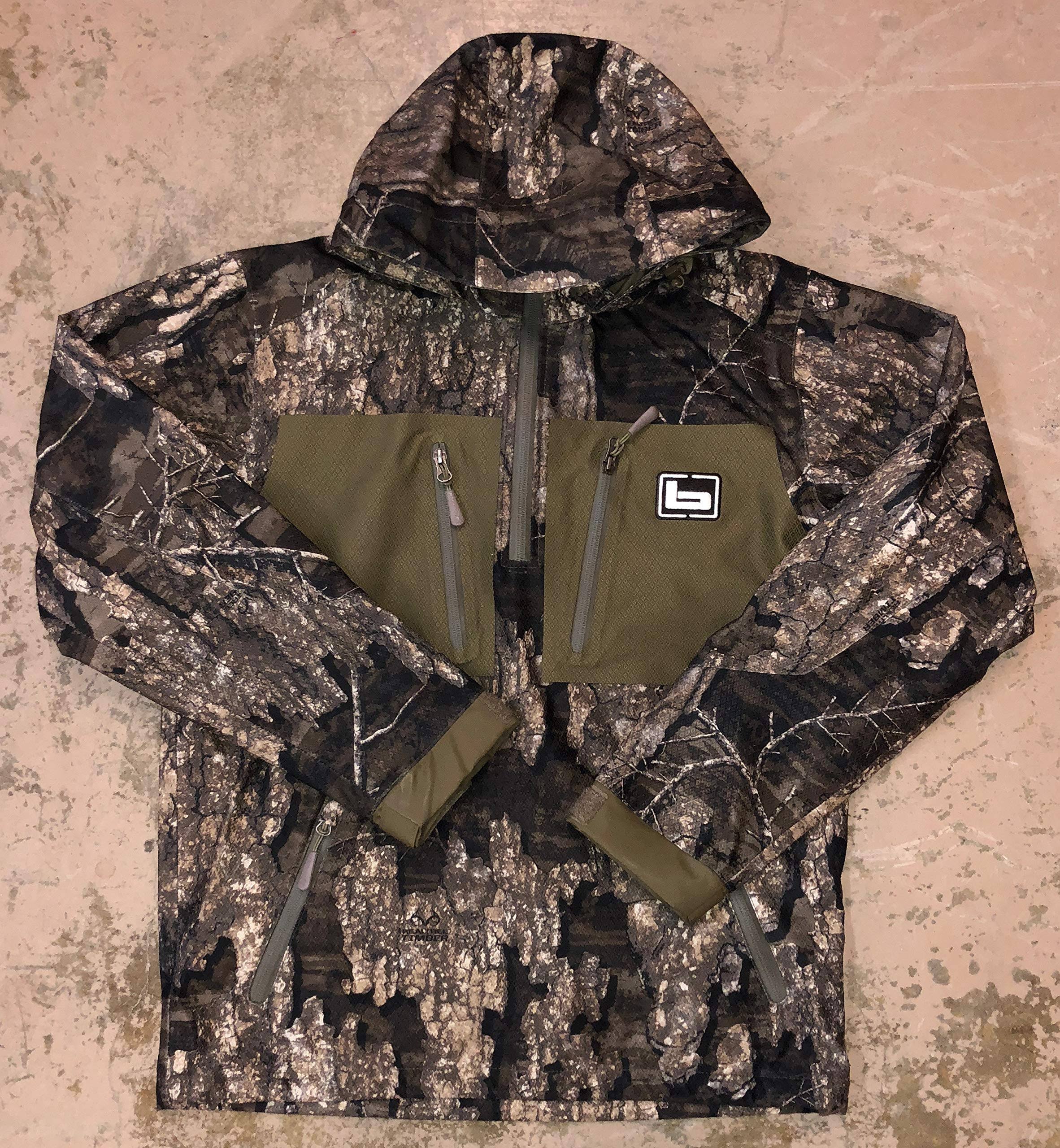 Banded 1/4 Zip Waterproof Hooded Pullover Realtree Timber (Small)