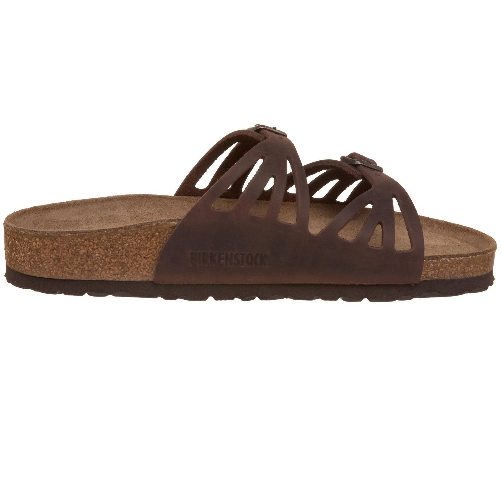 Birkenstock Women's Granada Soft Footbed (40 Habana Oiled Leather)