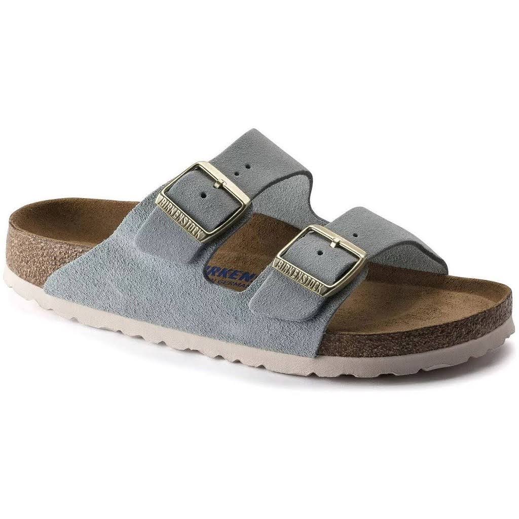 Birkenstock Women's Arizona Soft Footbed Sandals, Blue