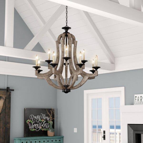 Marcoux 12-Light Candle Style Empire Chandelier