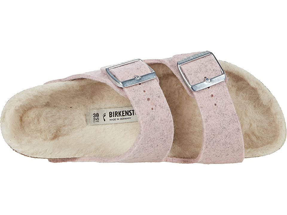 Birkenstock Women's Arizona Pink Wool Shearling