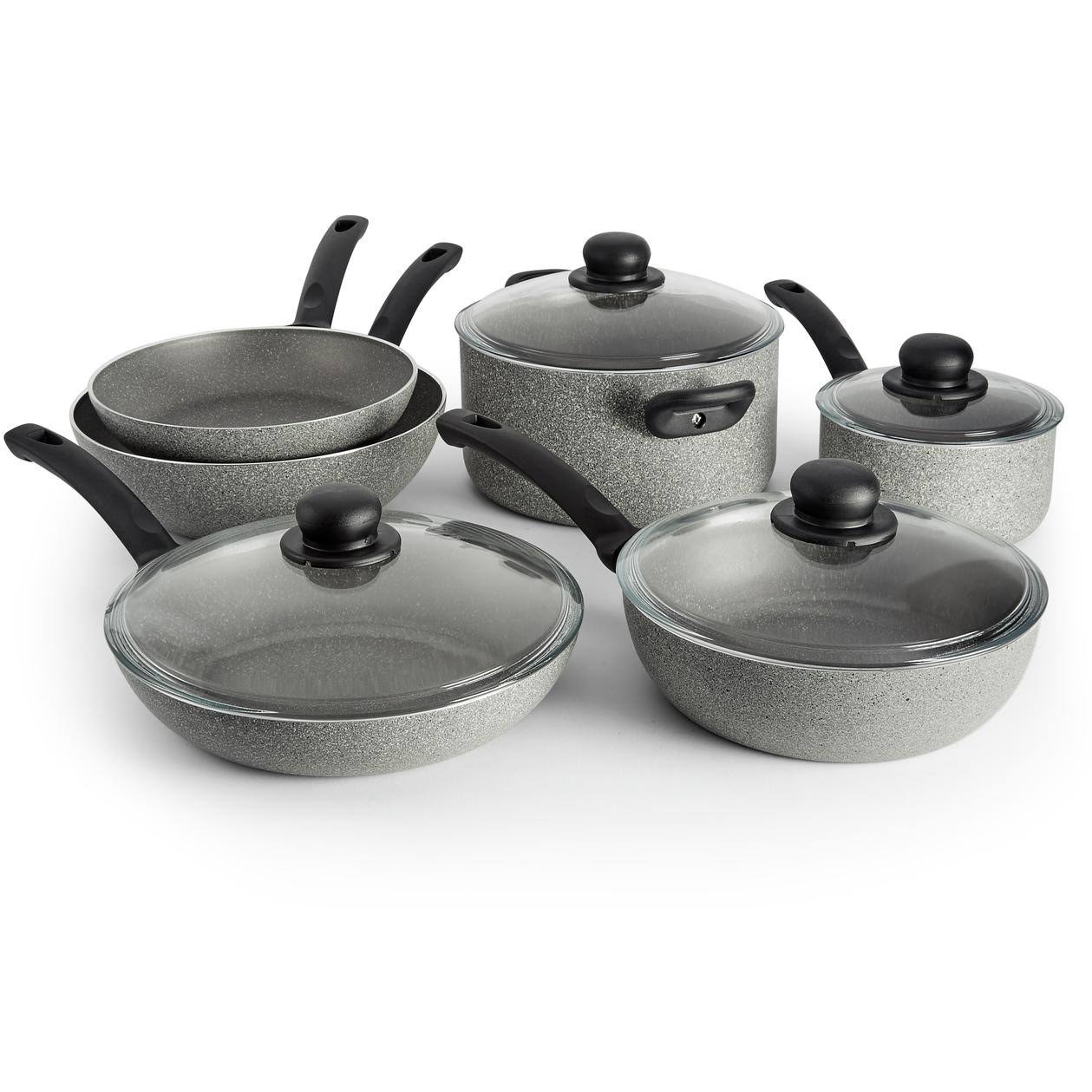 Ballarini Asti 10pc Cookware Set, Size: 10-Pieces, Gray