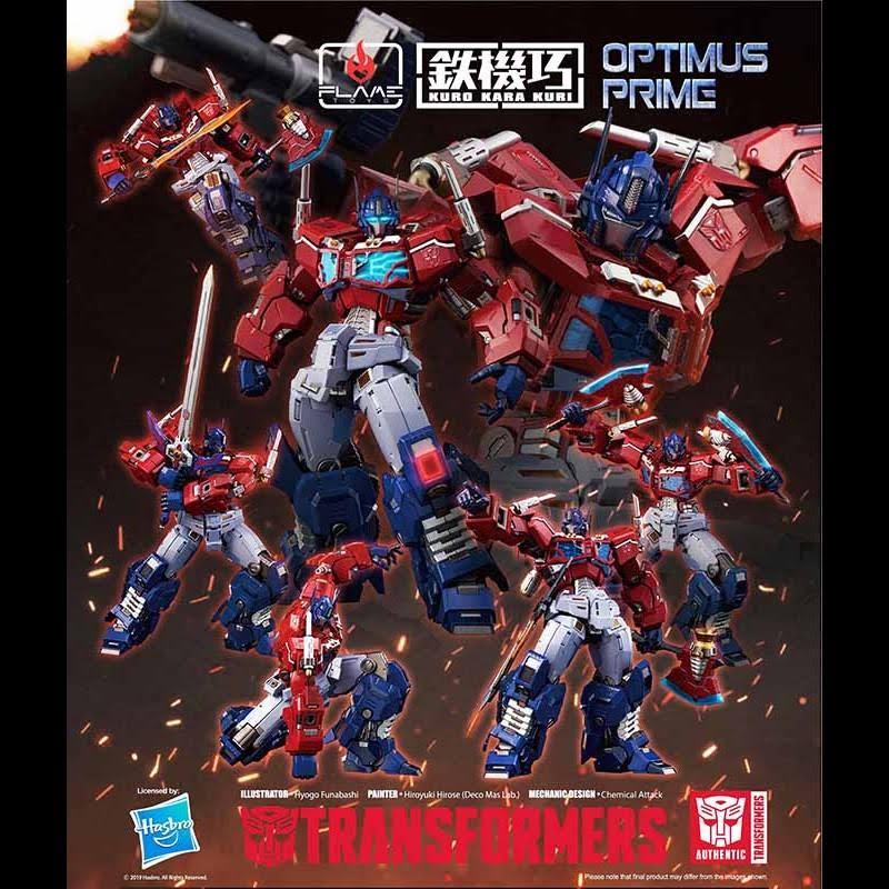 Flame Toys Kuro Kara Kuri Transformers #04 - Optimus Prime