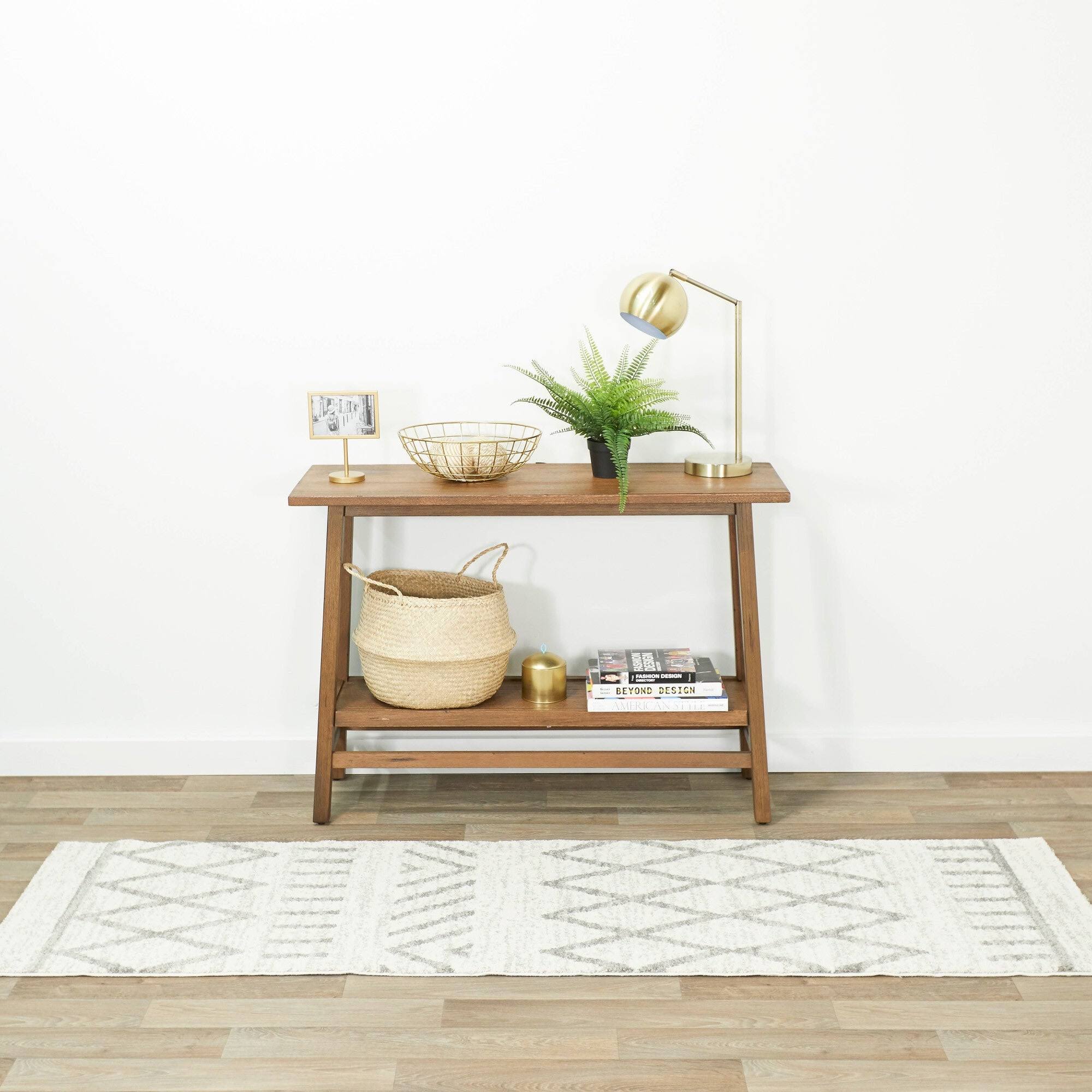 Carson Carrington Salsaker Geometric Indoor Area Rug - 2& x 7& Runner - Silver