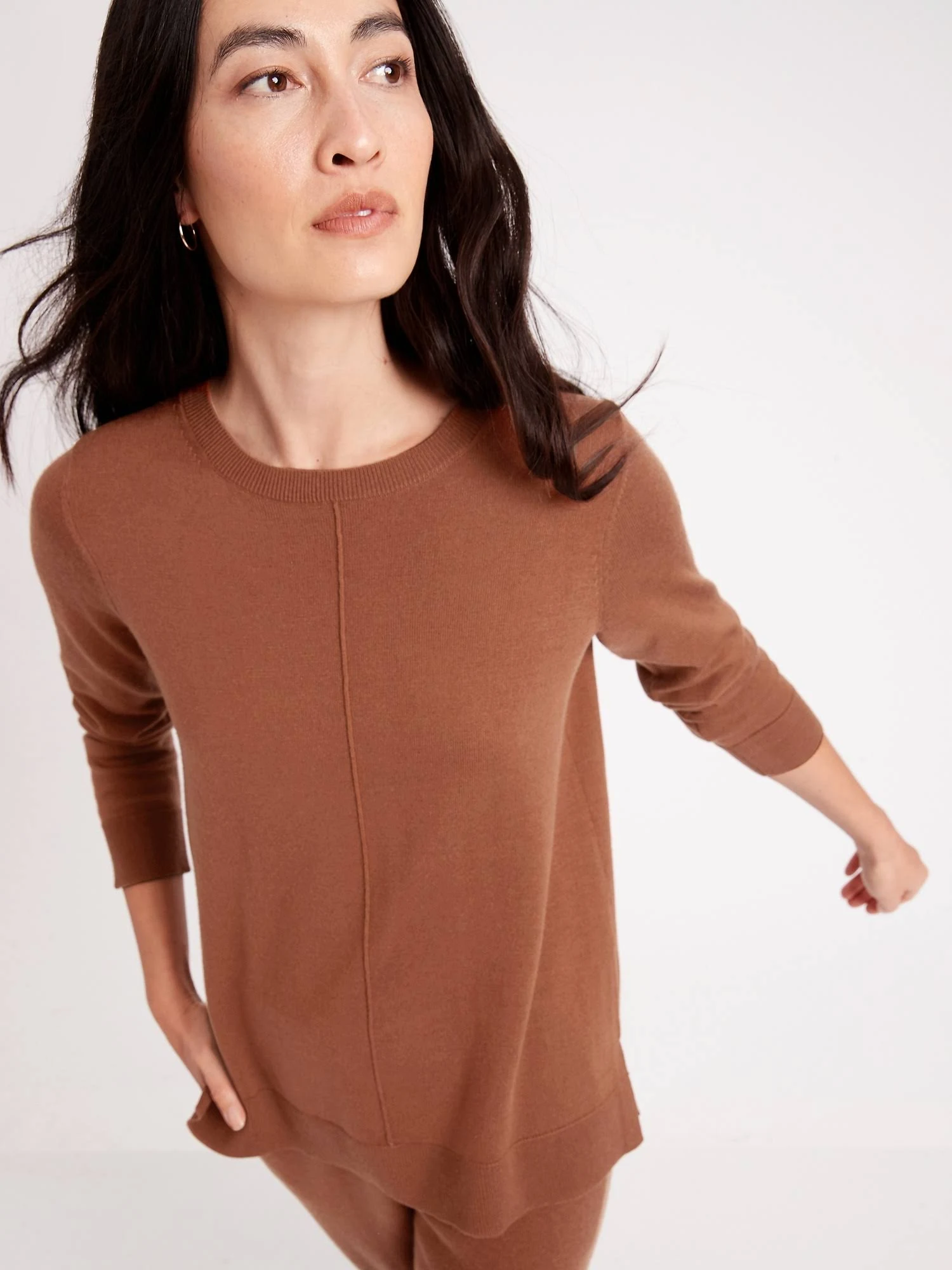 Banana Republic Women's Washable Merino Crew Sweater-Neck Sweater The Right Spice Size S