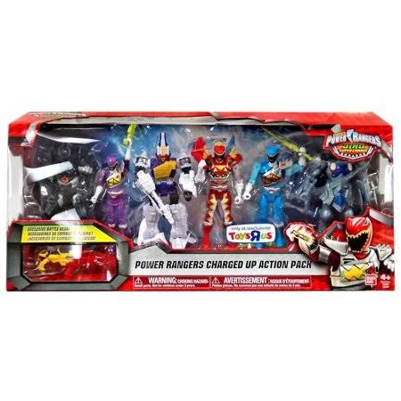 Power Rangers Dino Super Charge Charged Up Action Pack Action Figure 6-Pack