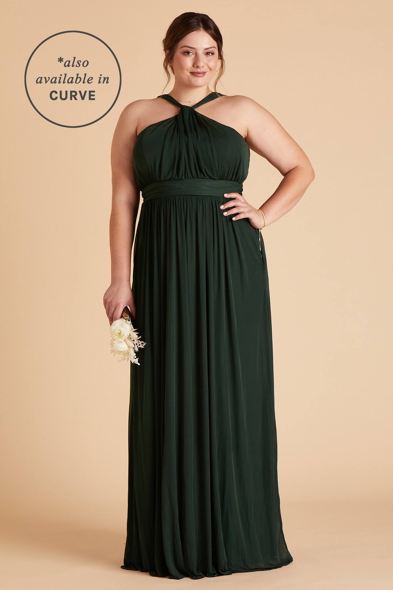 Birdy Grey Kiko Bridesmaid Dress in Emerald XXL / Emerald