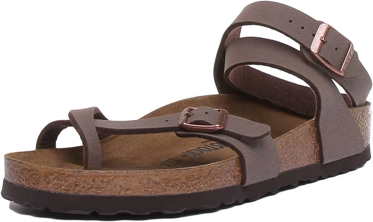 Birkenstock Yara Birko-Flor Nubuck Mocca Women Sandals