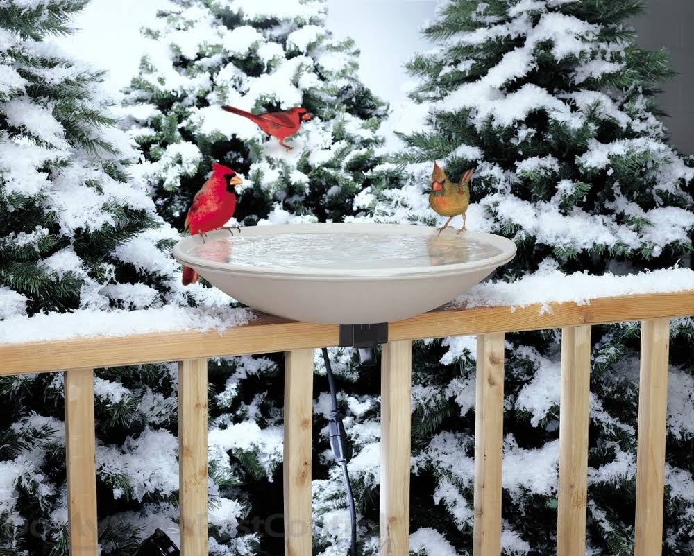 Allied Precision Deck Mounted Heated Bird Bath
