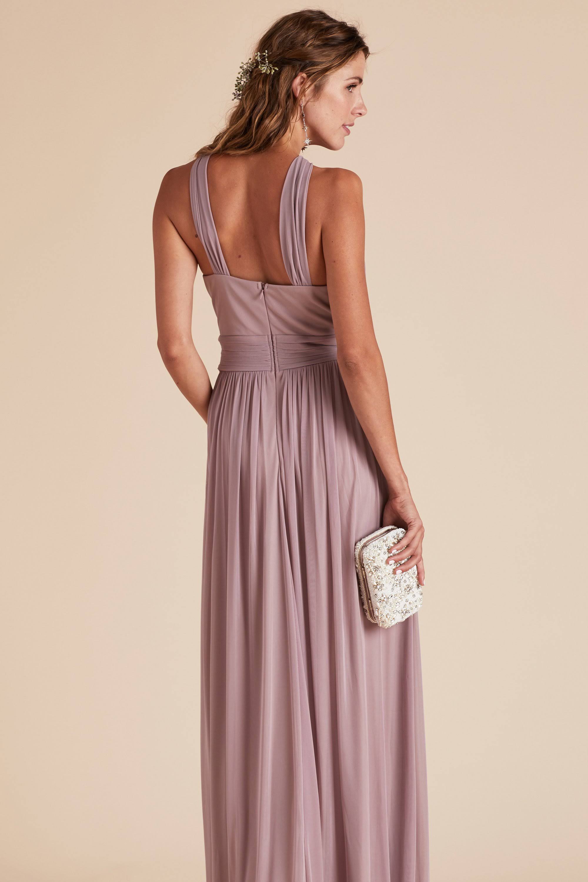 Birdy Grey Kiko Bridesmaid Dress in Mauve L / Mauve