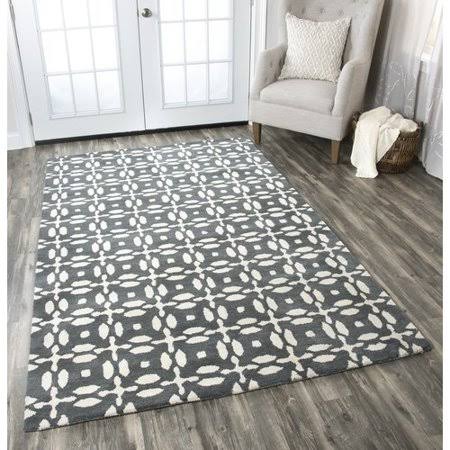 Wrought Studio Shaunte Hand-Tufted Wool Gray Area Rug, Size: Runner 2&6 inch x 8&