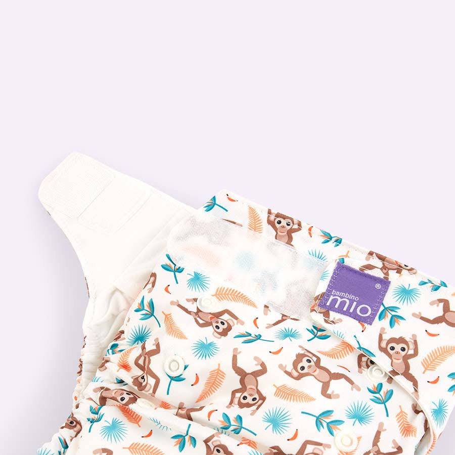 Bambino Mio Miosolo All-in-One Cloth Diaper Spider Monkey