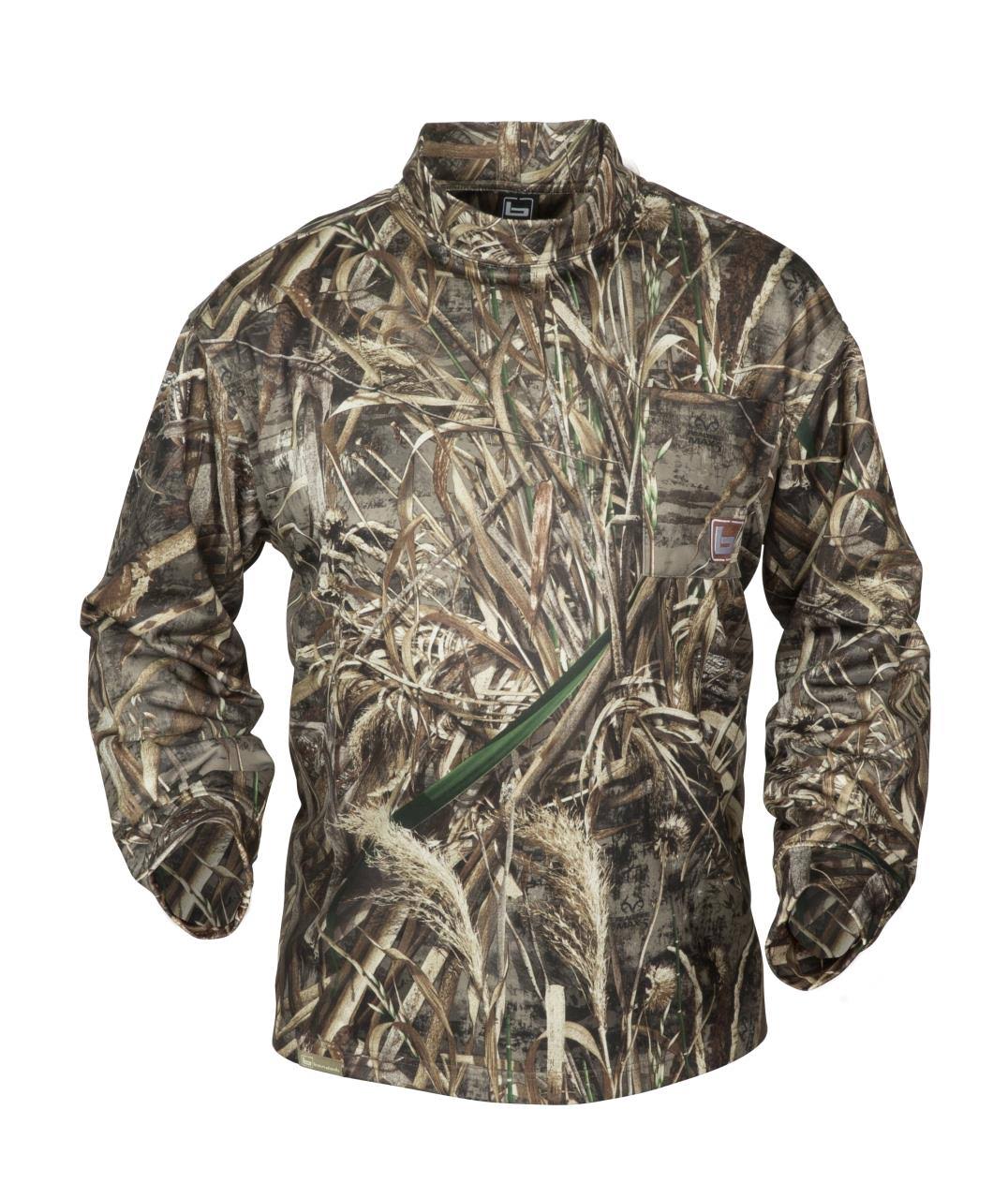Banded Tec Fleece Mock Neck Shirt, Size: XXXL, Realtree Max 5