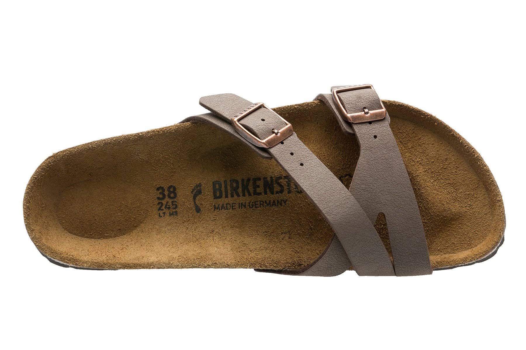 Birkenstock Women's Yao Slide - 37 Narrow - Mocha