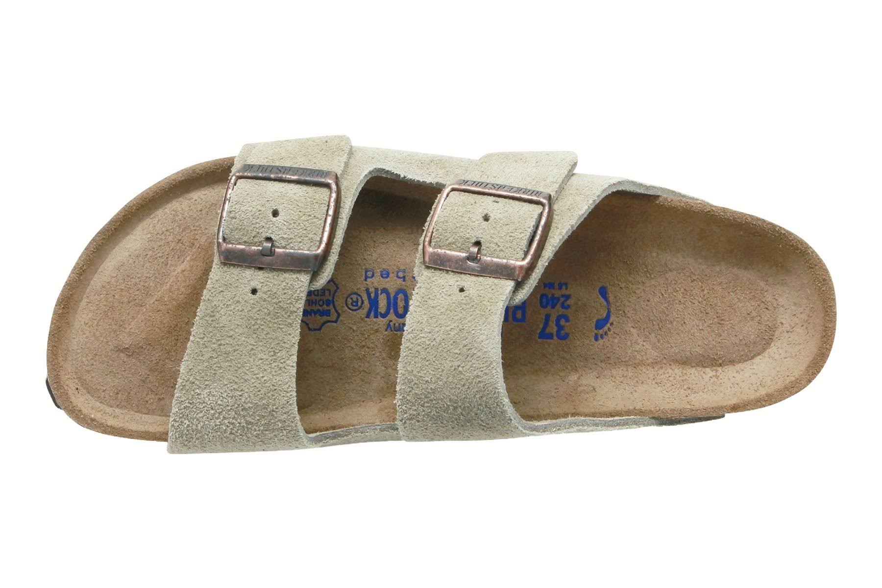 Birkenstock Arizona Soft Footbed - Suede Taupe / 46 / Narrow