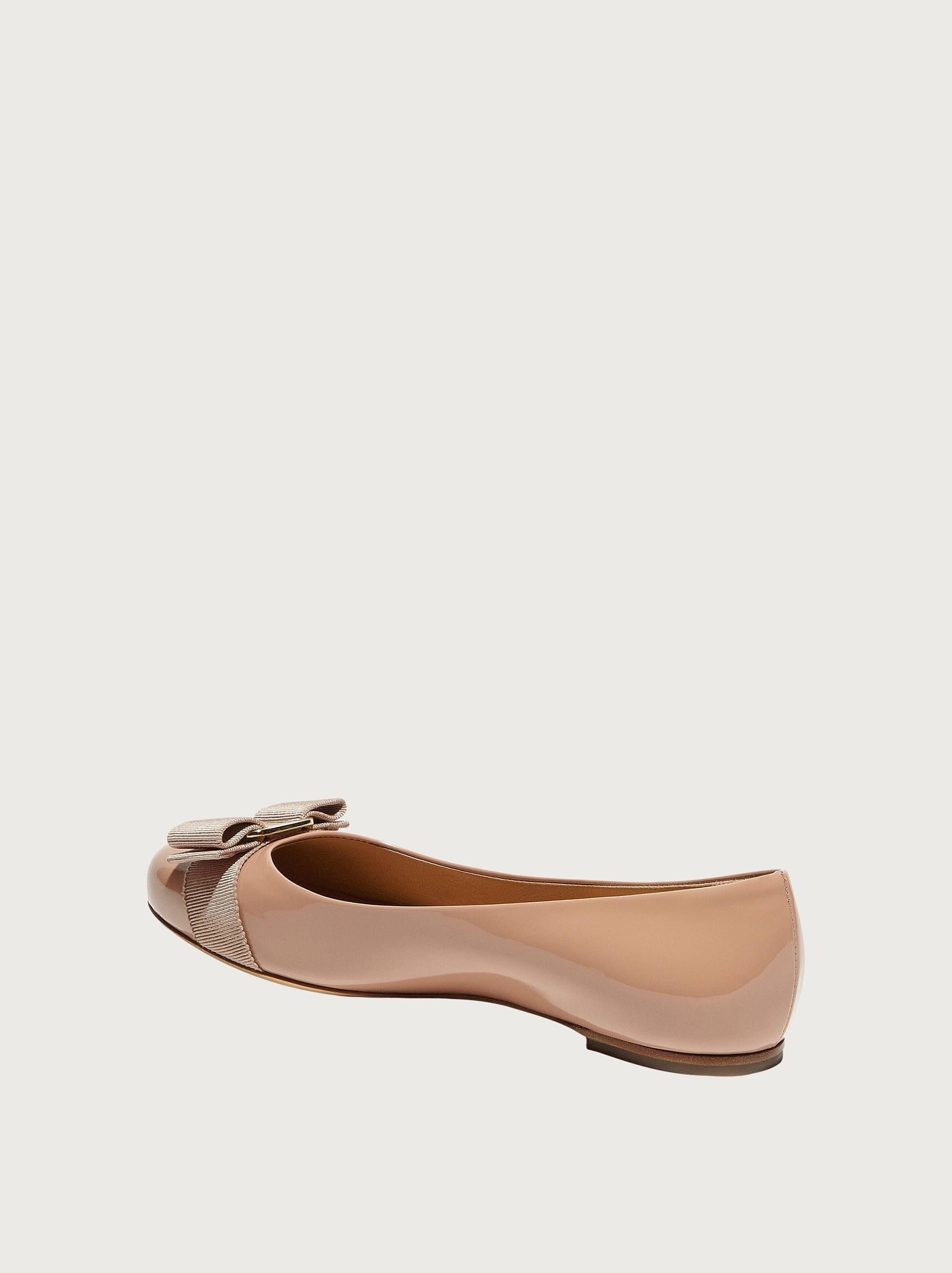 Salvatore Ferragamo Varina Leather Ballet Flats