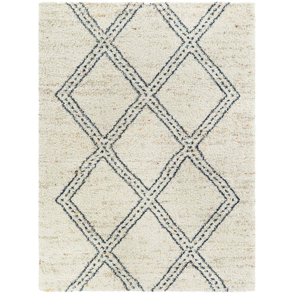 BALTA Westerfeld Grey 5 ft. x 7 ft. Geometric Shag Area Rug