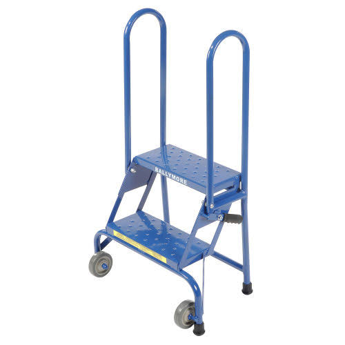 Ballymore 2 Step Lock-N-Stock Folding Ladder, Size: 10, Blue LS2247