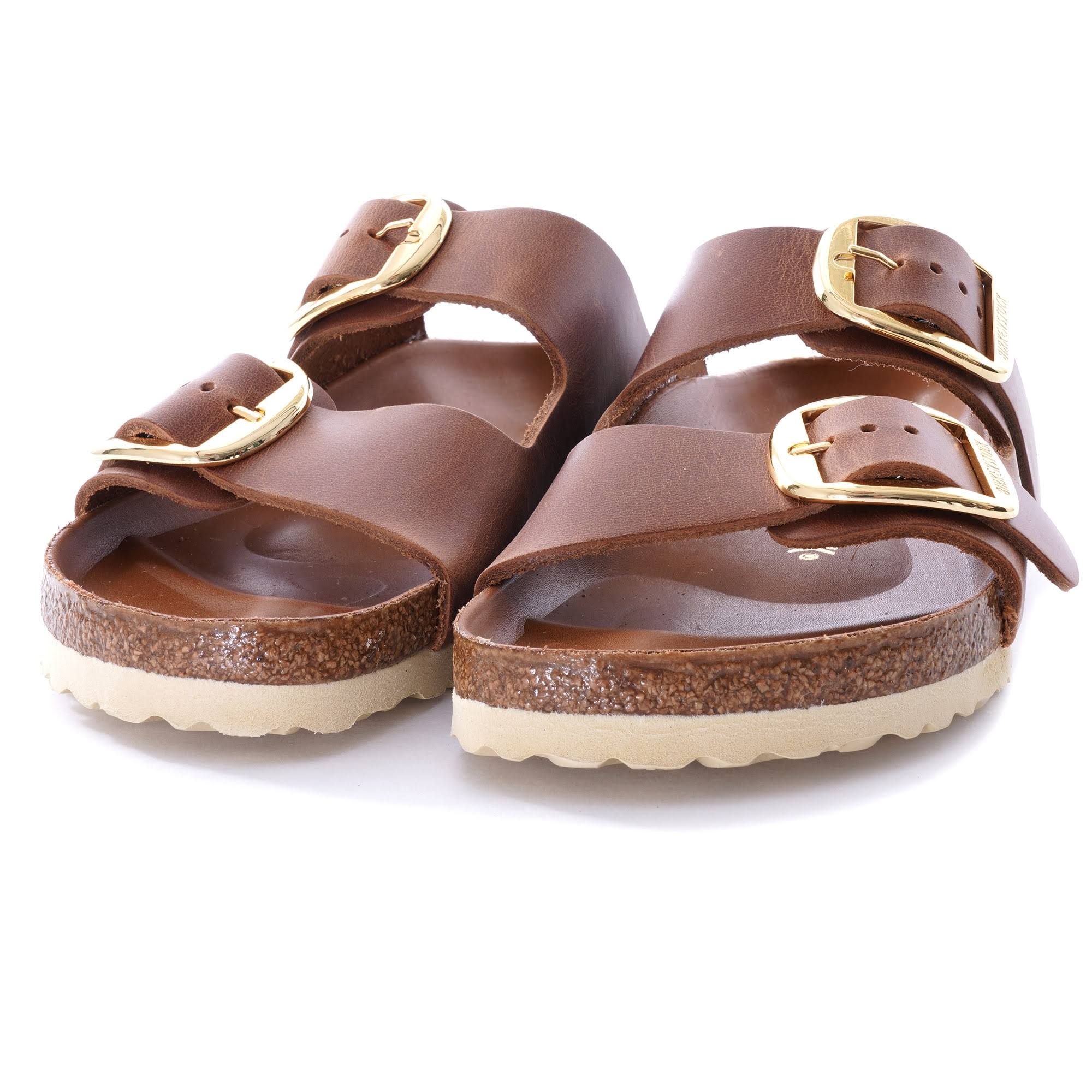 Birkenstock Arizona Big Buckle Sandals - Cognac