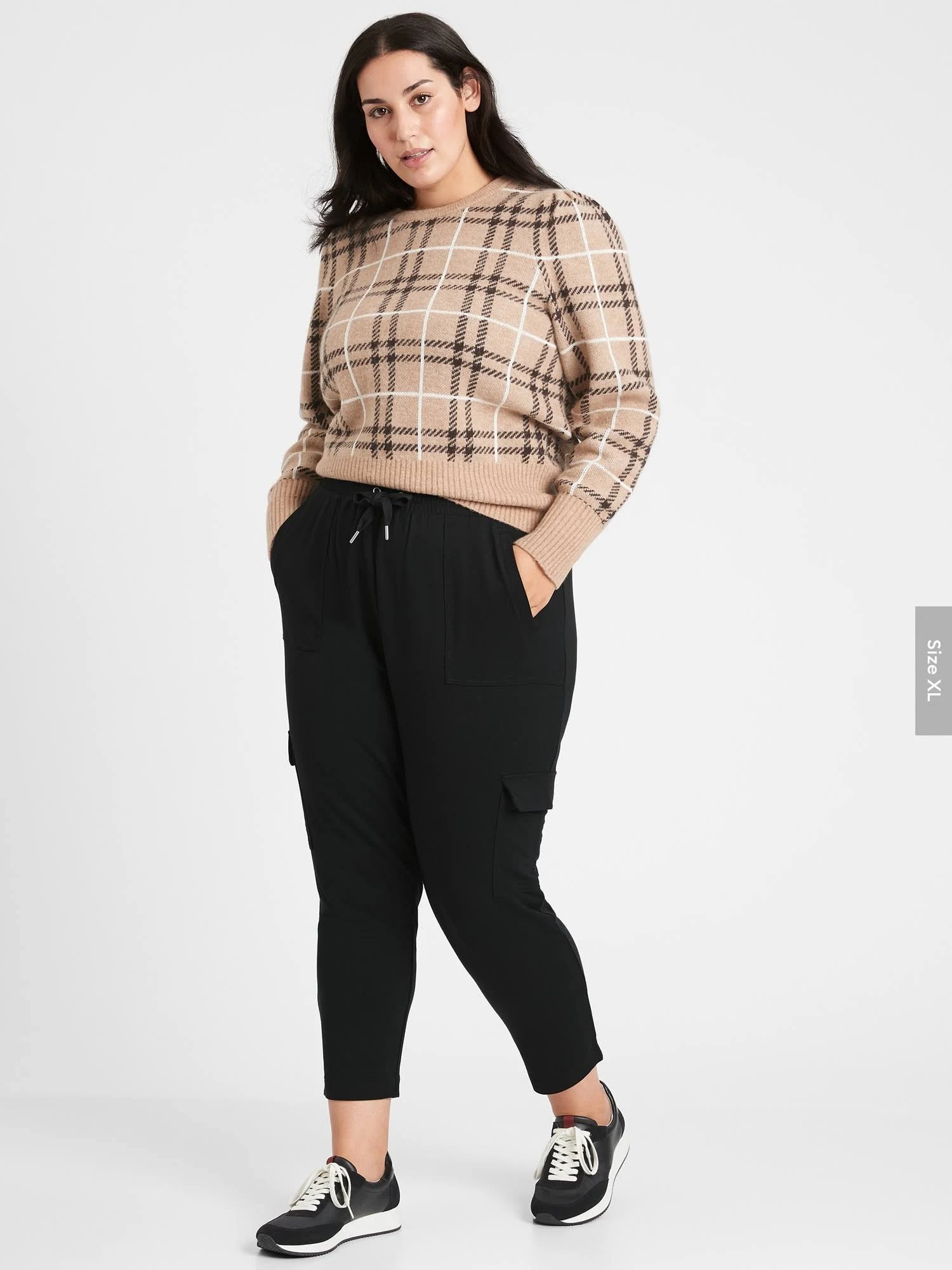 Banana Republic Women's Baby Terry Cargo Jogger Black Size Xs