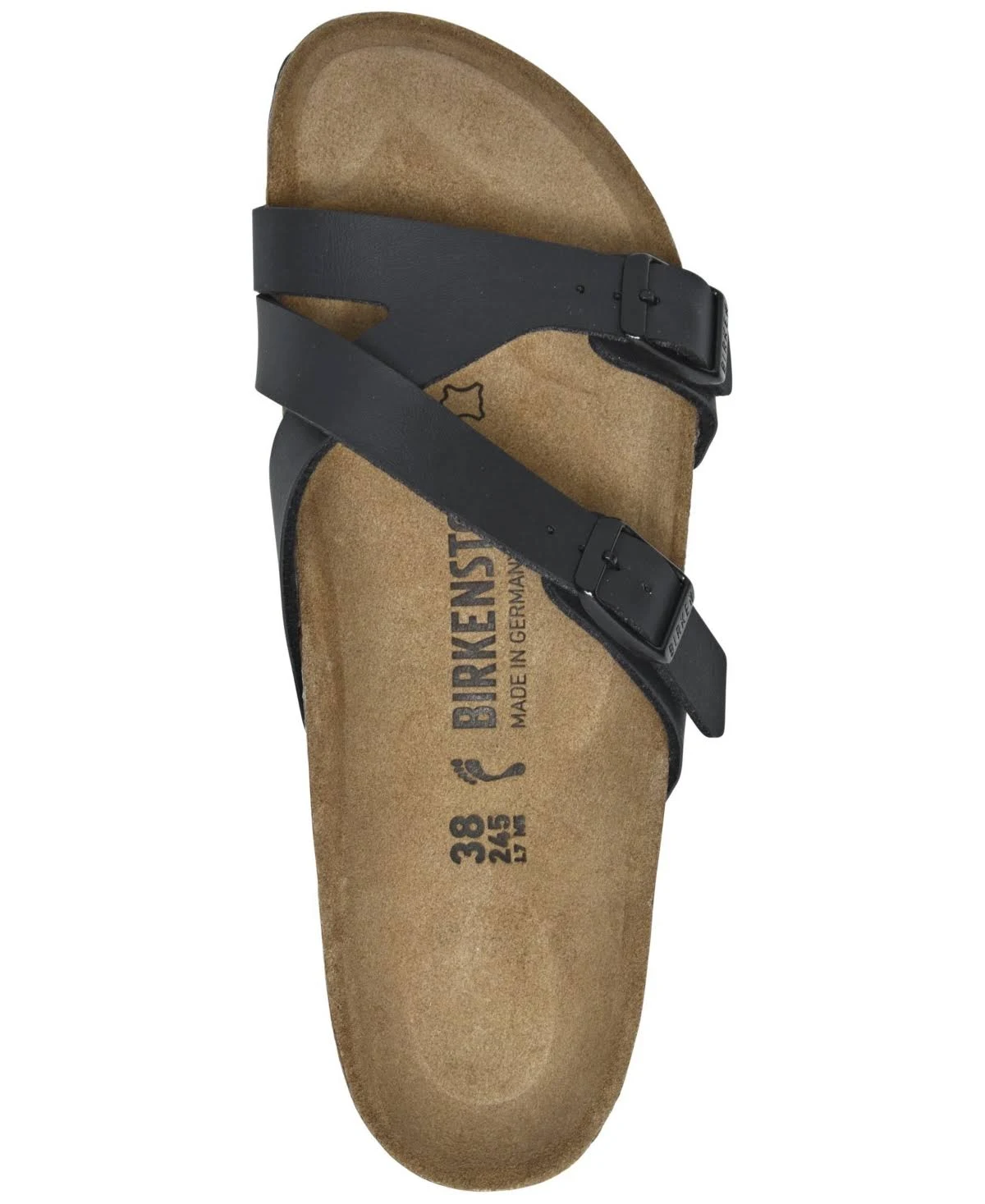 Birkenstock Women's Yao (39 Narrow Black Birko Flor)