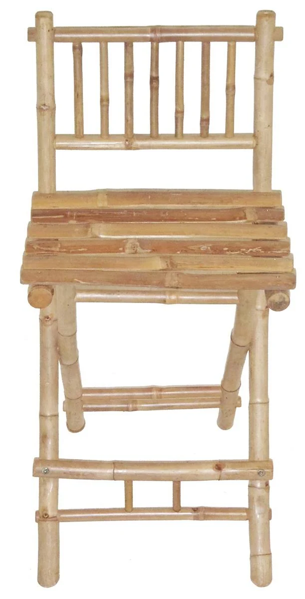 Bamboo54 Wood Folding Patio Bar Stool