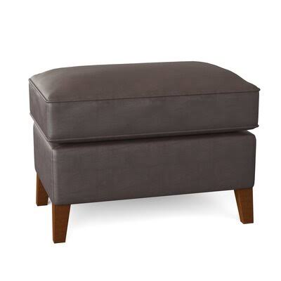 Foster 27x22 Leather Rectangle Standard Ottoman AllModern Custom Upholstery Body Fabric: Durango Espresso